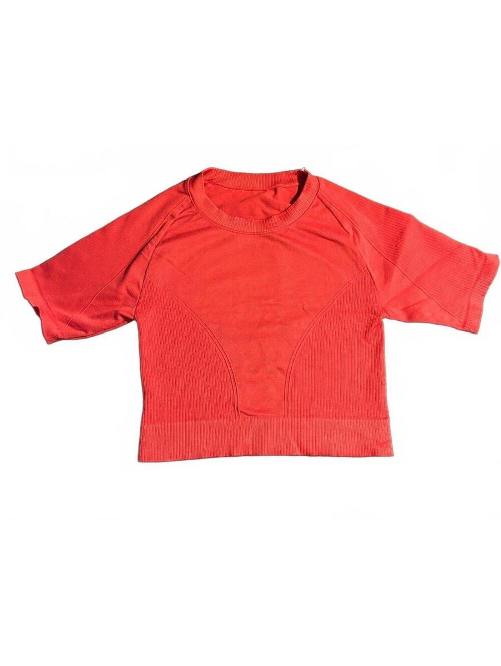 ALALA Ruby Medium Ribbed Short Sleeve Crop Top